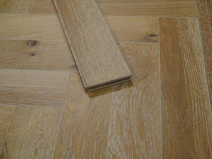 Smoked White Herringbone