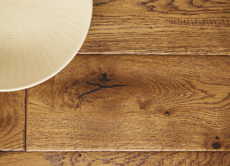 18x150mm Lacquered French Oak Wood Flooring
