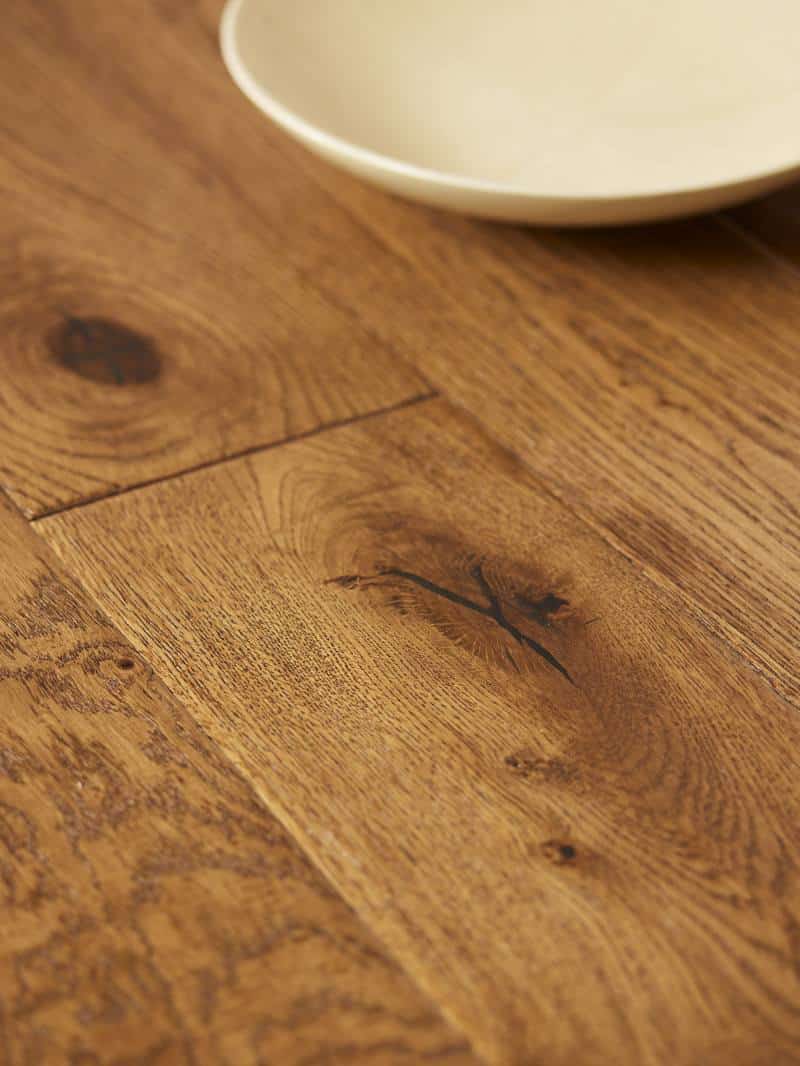 18x150mm Lacquered French Oak Wood Flooring