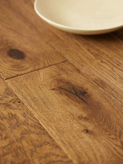 18x150mm Lacquered French Oak Wood Flooring