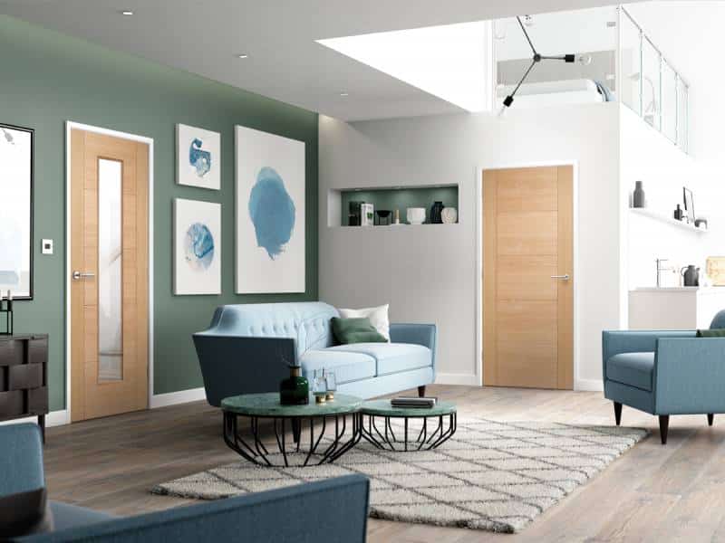 Vancouver Long Light Glazed Internal Door