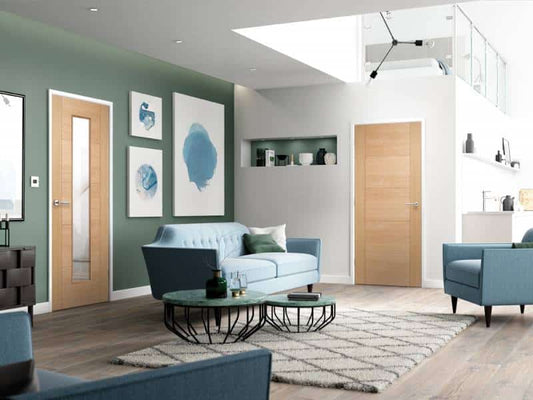 Vancouver Long Light Glazed Internal Door