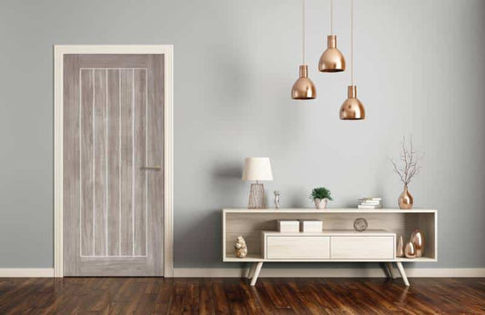 Light Grey Laminate Mexicano Prefinished Internal Door