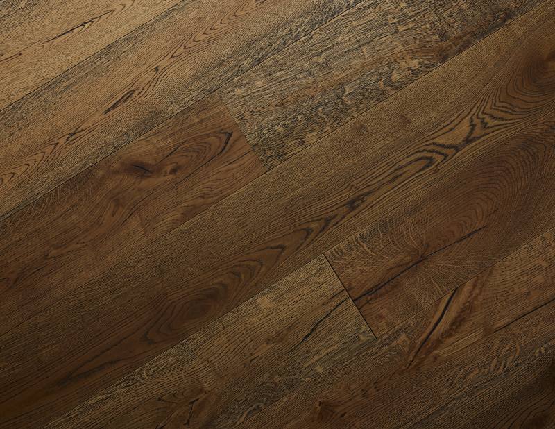 14x180x1800mm Brushed Black Grain Oiled