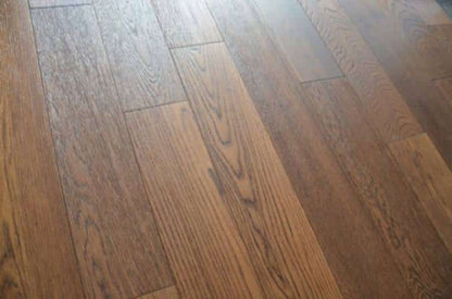 14x125mm Smoky Brushed Lacquered Engineered Oak Flooring