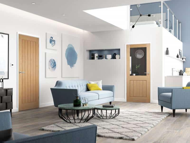 Mexicano Half Light Glazed Internal Door