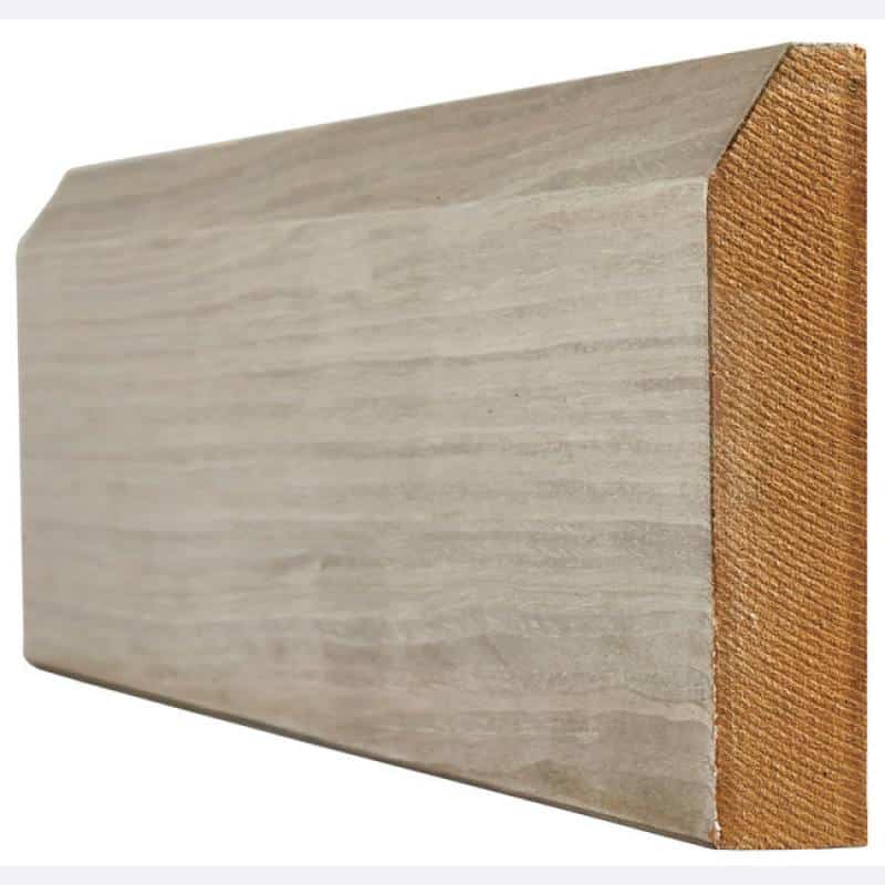 Light Grey Pre-finished Chamfered Skirting