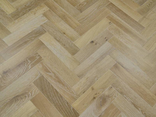 Smoked White Herringbone