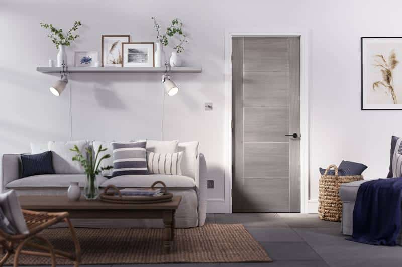 Vancouver Light Grey Laminate - Prefinished Internal Door