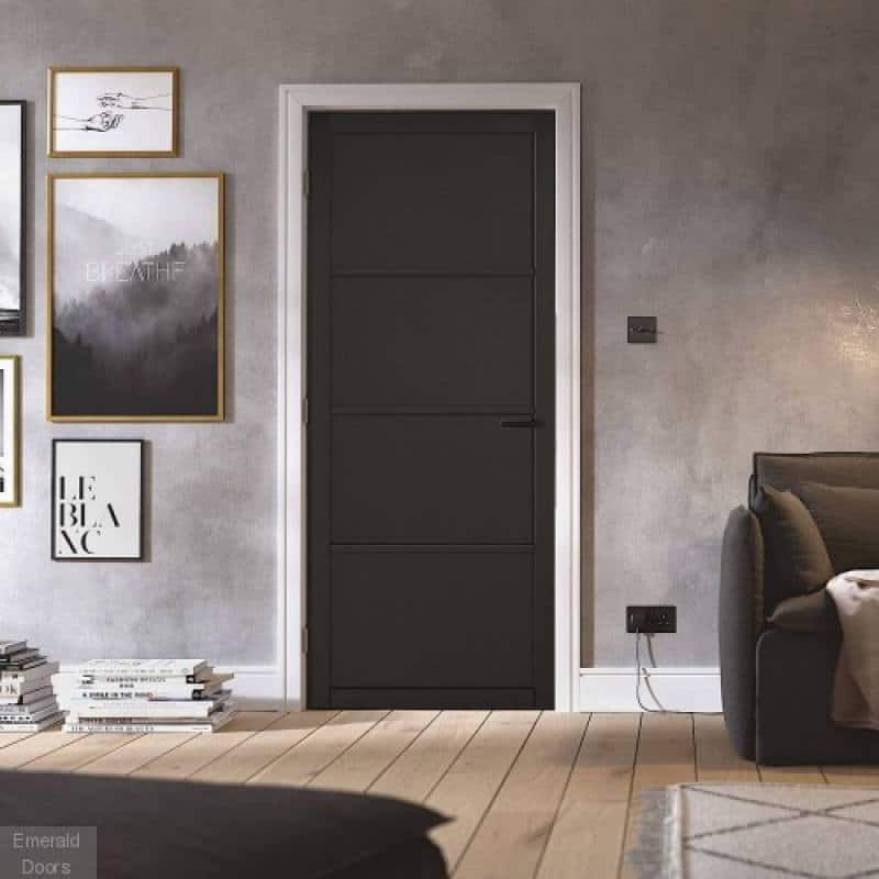 Soho Black Internal Door