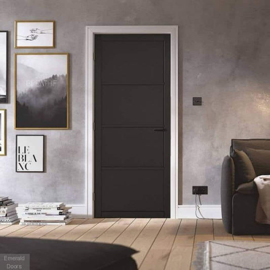 Soho Black Internal Door