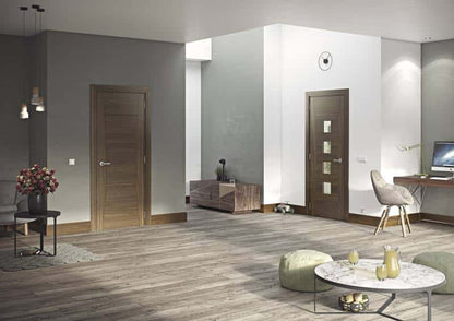 Pamplona Walnut Glazed - Prefinished Internal Door