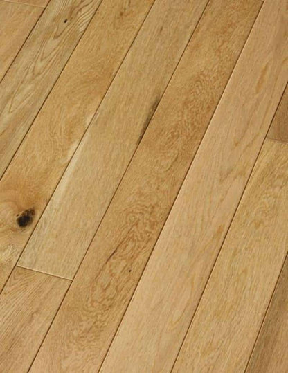 18x90mm Rustic UV Lacquered Solid Oak Flooring
