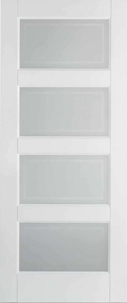 Contemporary 4l - Solid Primed Internal Door