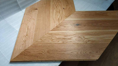 14x130x725mm Brushed Matt Lacquered Chevron