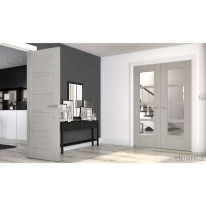 Montreal Light Grey Ash - Prefinished Internal Door