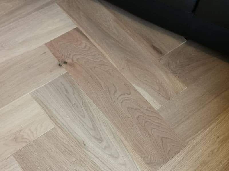 Invisible Click Engineered Oak Herringbone Flooring