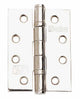 Hinge (pair) 4" Polished Stainless Steel