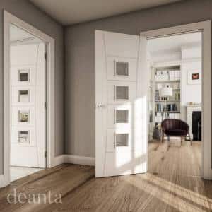 Pamplona Glazed - Solid Primed Internal Door