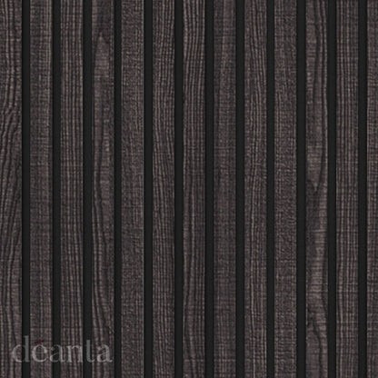 Deanta Immerse Acoustic Wall Panelling Dark Grey Ash