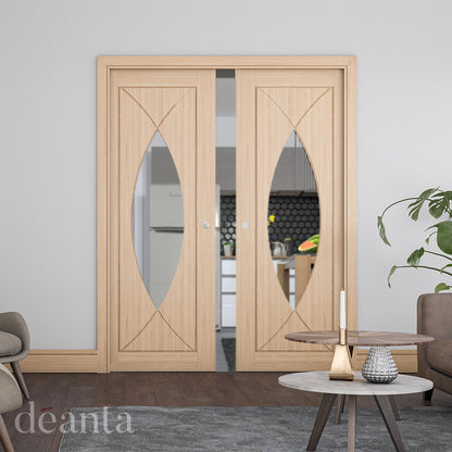 Amalfi Oak Glazed – Prefinished Internal Door