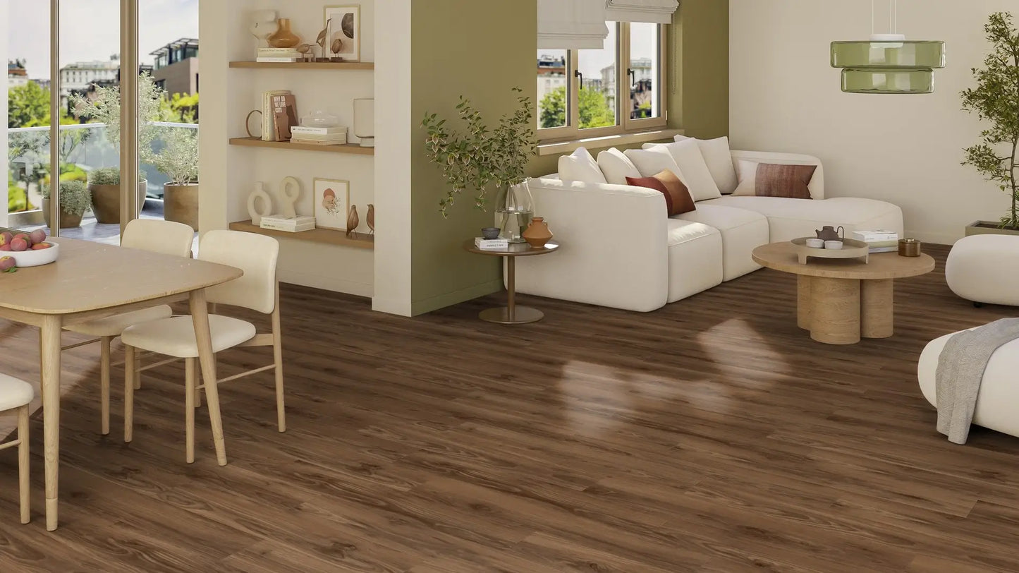 Tarkett Glue-Down LVT American Walnut Marron