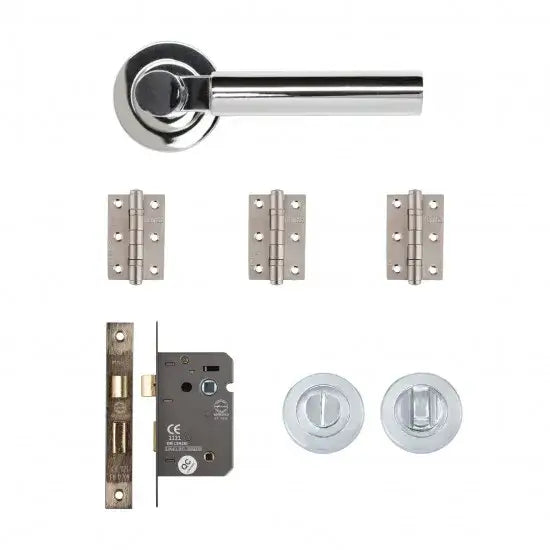 Arcadia Bathroom Kit Polished Chrome Finish