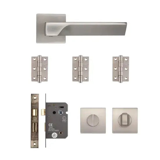 Athens Bathroom Kit Satin Nickel