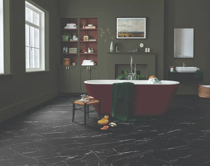 Luvanto Glue-Down LVT Black Marble