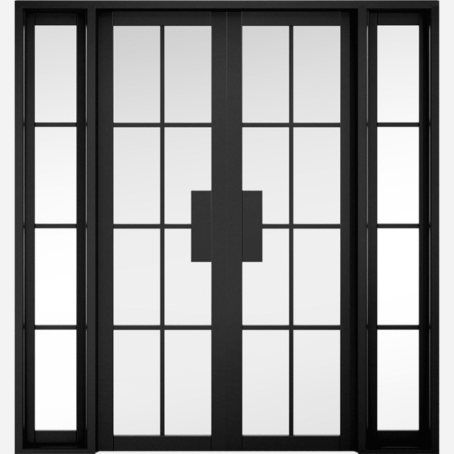 Malvern Black W6 Clear Glazed Prefinished Room Divider