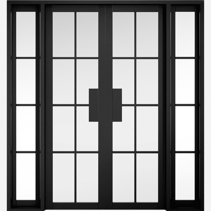 Malvern Black W6 Clear Glazed Prefinished Room Divider