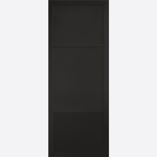 Sutton Black Prefinished Internal Door