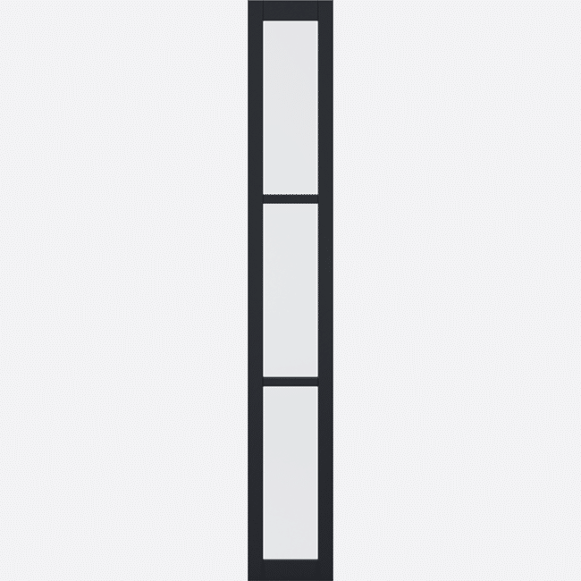 Tribeca Prefinished Black Sidelight W6 without Lock Block
