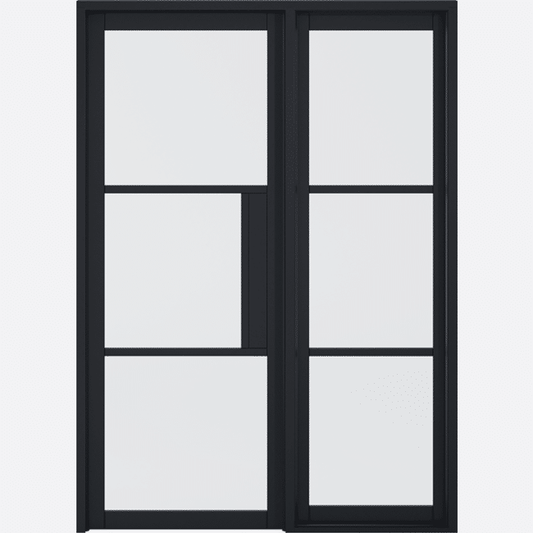 Tribeca Prefinished Black Sidelight W8 without Lock Block