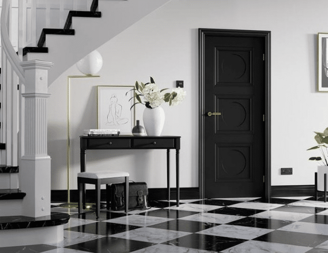 Antwerp Black Internal Door