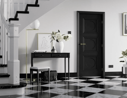 Antwerp Black Internal Door