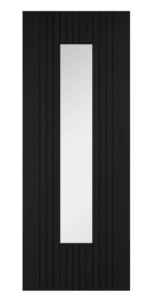 Sydney Black Laminate Glazed – Prefinished Internal Door