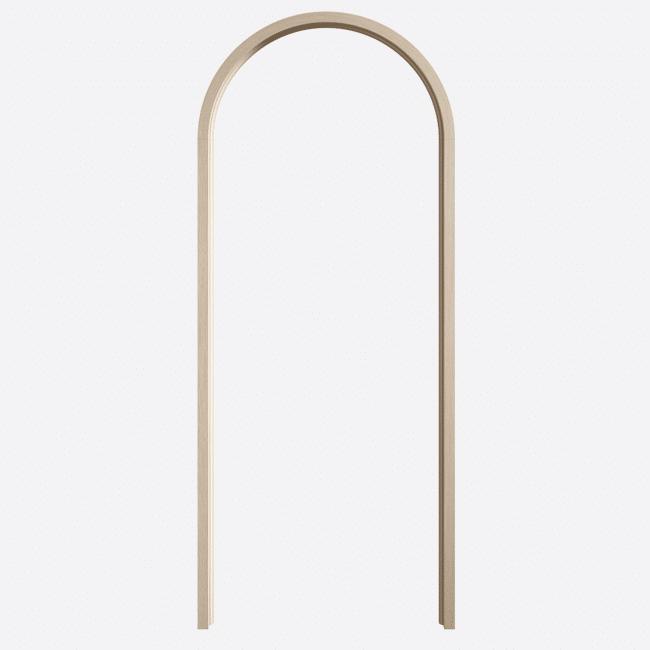 Blonde Oak Arched Prefinished Door Lining