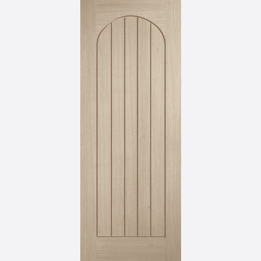 Mexicano Blonde Oak Arched Square Top Prefinished Internal Door