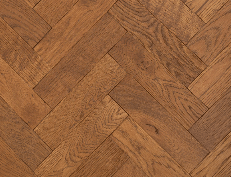 Burn Oak Engineered Herringbone