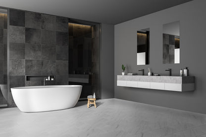 Luvanto Glue-Down LVT Carrara White