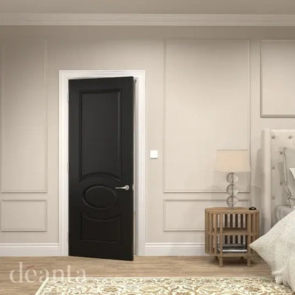 Clarendon Black Prefinished Internal Door