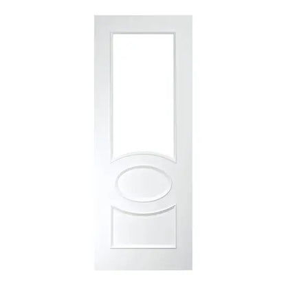 Clarendon White Primed Bevelled Glazed Internal Door
