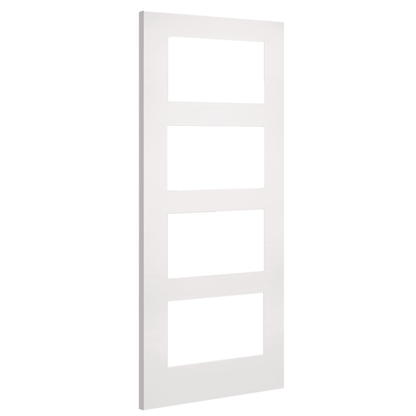 Coventry 4L Clear Glazed– Primed Internal Door