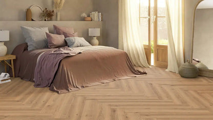 Tarkett Glue-Down LVT Parquet Creek Oak Brown