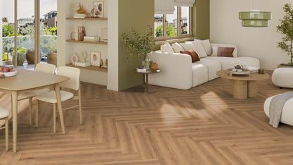 Tarkett Glue-Down LVT Parquet Creek Oak Brown