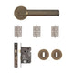 Delphi Mortice Kit Matt Antique Brass