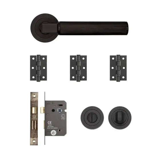 Delphi Bathroom Kit Matt Black