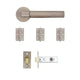 Delphi Latch Kit Satin Nickel