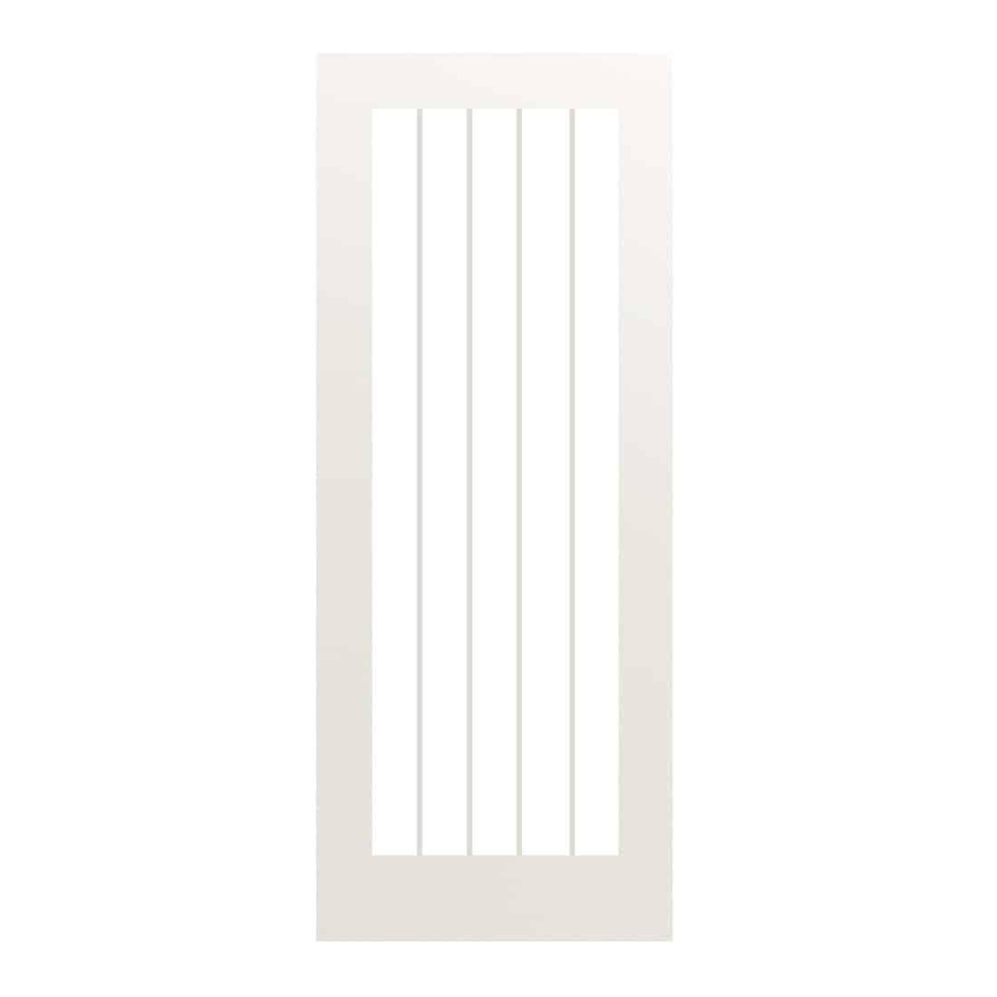 Ely White Primed 1L Glazed Internal Door